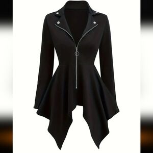 3/$30 - Goth Blazer With Silver Hardware
